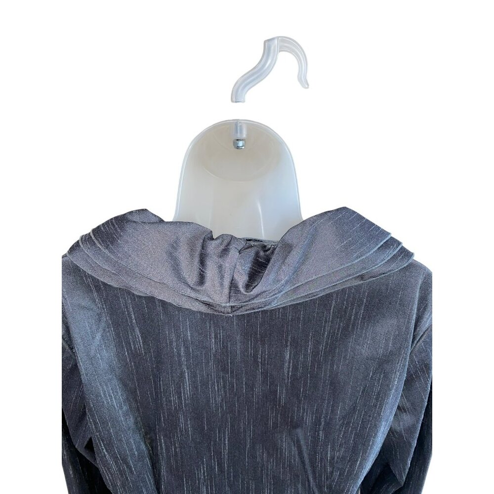 Samuel Dong Ruffled Long Sleeve Sparkling Metalli… - image 8